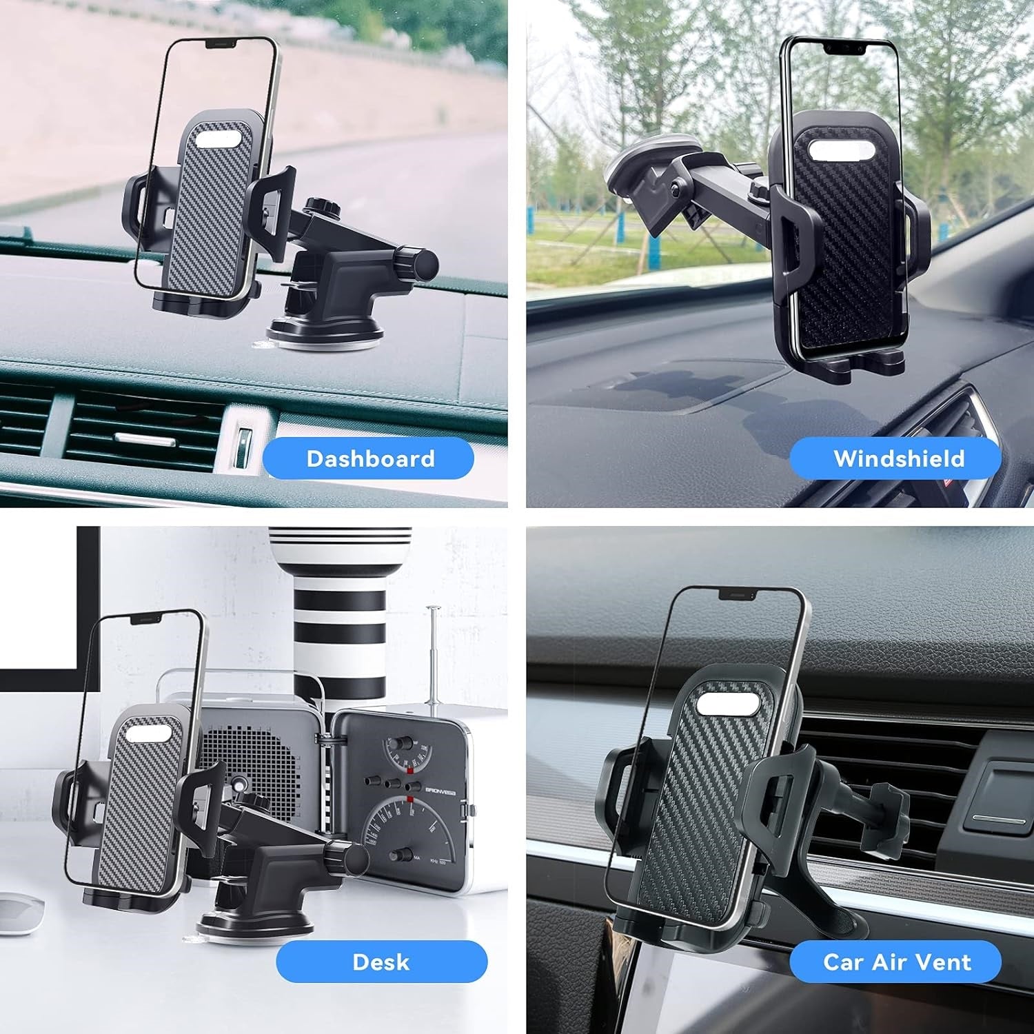 Multi-functional  3 in 1 Car Phone Mount