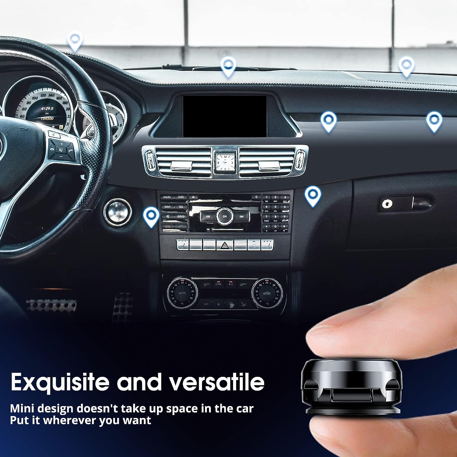 Premium Zinc Alloy Magnetic  Car Mobile Holder