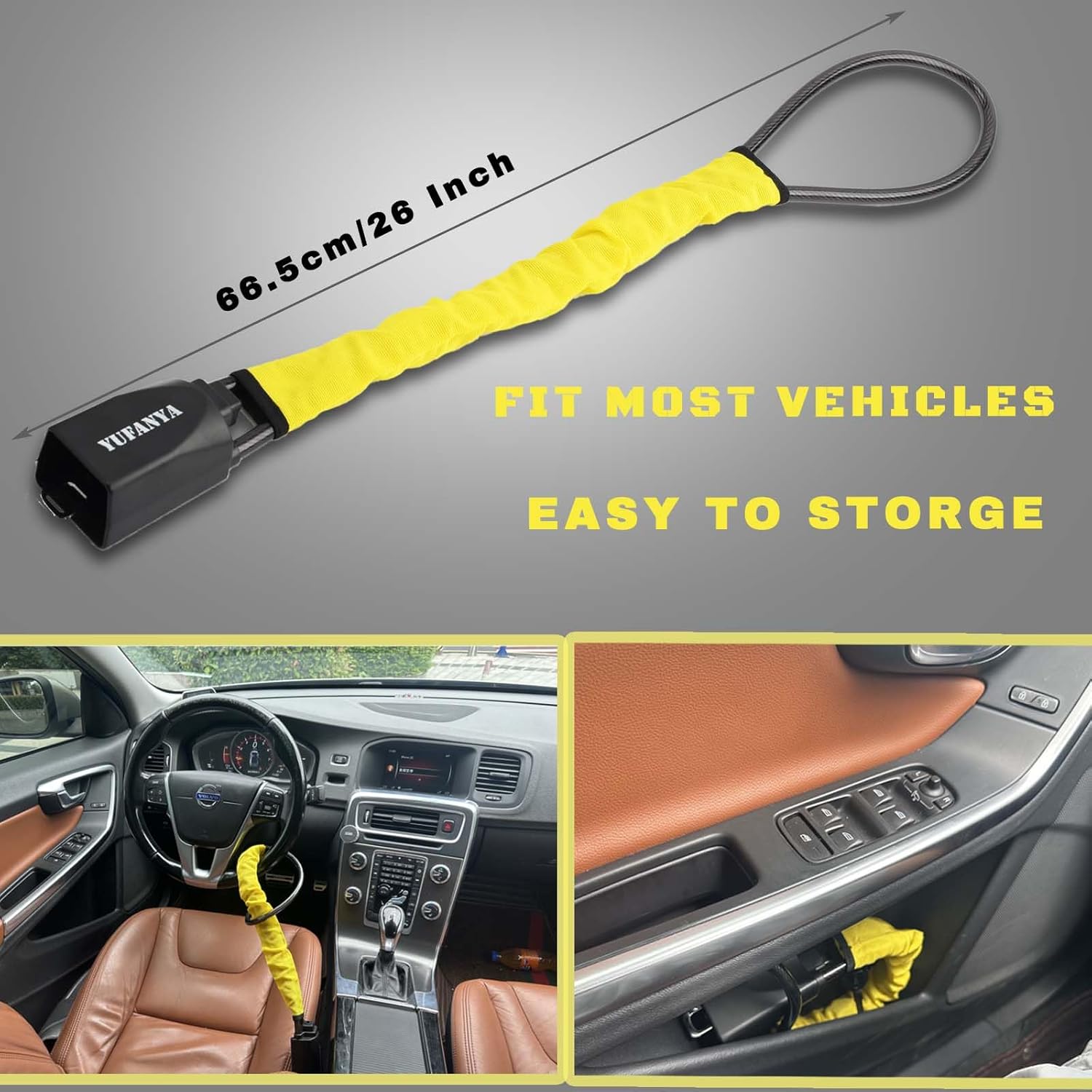 Car Steering Wheel Wire Lock