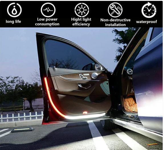 LED Car Door Opening Warning Light